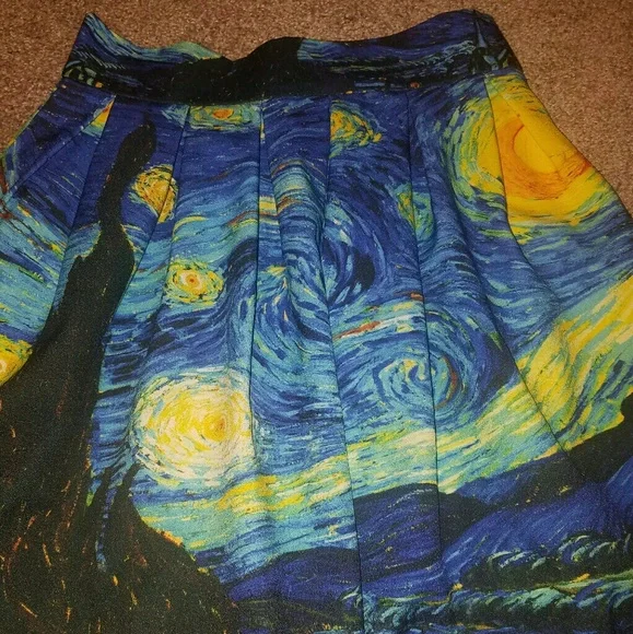 Beautiful Vincent van Gogh Skirt - Picture 2 of 6